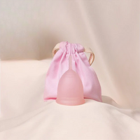 Coletor Menstrual Tons de Rosas