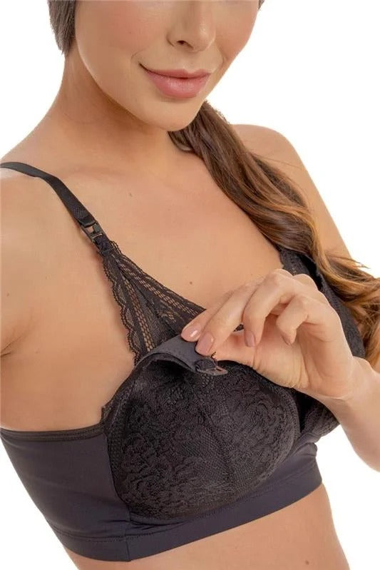 Sutiã de Amamentação com Bojo Renda